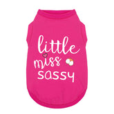 Paiaite camiseta para perros sin mangas con estampado rosa, ideal para paseos.