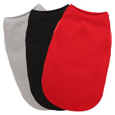 Paiaite camisetas para perro sin mangas en rojo, comodidad diaria para salidas.