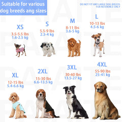 Camiseta Paiaite de talla grande para perros, ajuste cómodo durante caminatas.