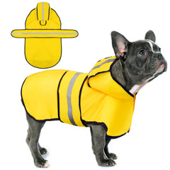 Paiaite capa impermeable para perros con capucha protege contra la lluvia.
