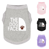Paiaite – ropa perro estampado carita del perro para paseos diarios y estilo