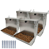 Paiaojia comedero de gravedad para conejos, 4 lb, ideal para uso diario