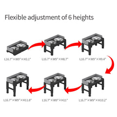 PAKEWAY tazón alto inclinado 5° para mayor comodidad cervical