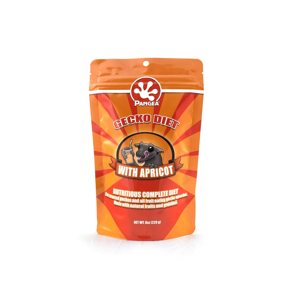Pangea Mezcla Fruta Albaricoque en bolsa, ideal para dieta diaria balanceada de geckos.