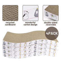 PatiencET rascador tamaño 17x8x1-4 pulgadas, apto para espacios pequeños.