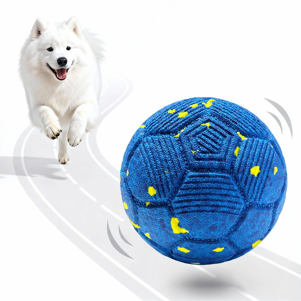 Patzoober bola interactiva para perros rodando suavemente ayuda a ejercitarse
