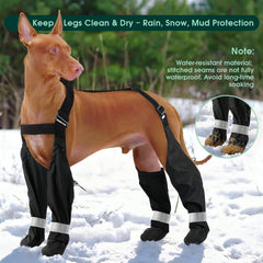 PAWsay botas con ajuste elástico, sujeción estable sin pellizcos.