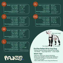 PAWsay botas impermeables, patas secas en lluvia o nieve para perros.
