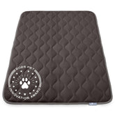 Paw Inspired colchoneta jaula acolchada 47x29 gris: descanso cómodo para perros en jaulas de 48 pulgadas.