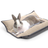 Paw Inspired Snuggle Bunny cama, frente: refugio suave para conejos y mascotas pequeñas.
