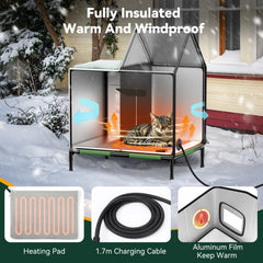 Pawaboo base elevada 5 pulgadas protege del suelo frío