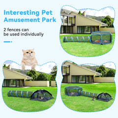Pawaboo espacio interior amplio, ideal para juegos y descanso del felino.