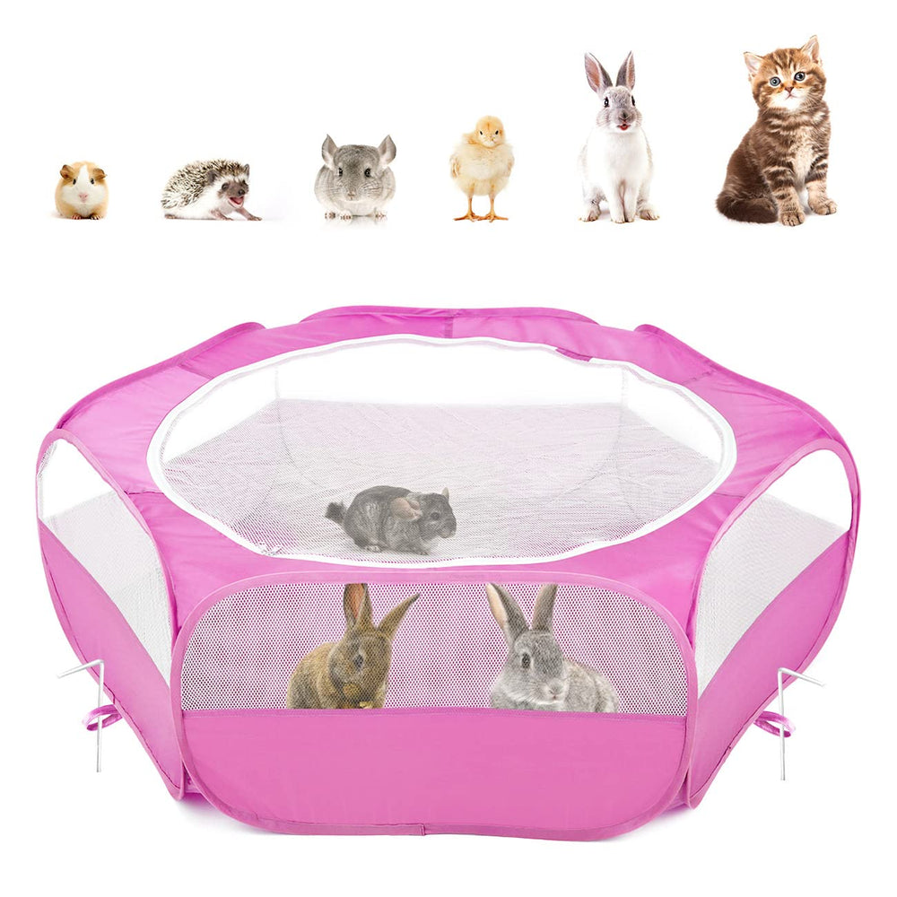 Pawaboo jaula para pequenos animales con malla densa y segura