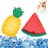 Pawaboo mordedor refrigerado en forma de sandía para perros.