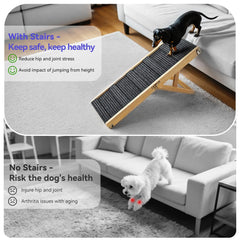 Pawaboo rampa plegable en uso portátil para viajar y guardar fácilmente.