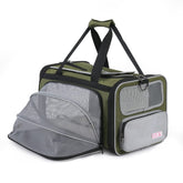 Transportín Pawaii para gato con etiqueta de identificación para mayor seguridad en el viaje.
