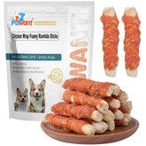 Pawant premios para perros: rollos envueltos en pollo, para entrenamiento