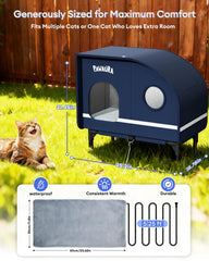 PAWAURA tragaluz casa-gato, iluminación natural para mayor confort