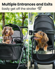 Transportín desmontable Pawccoli para mascotas, transporte cómodo.