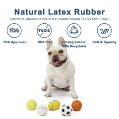 Pawdoer Pelota de fútbol americano en latex suave, perfecta para juego activo al aire libre.