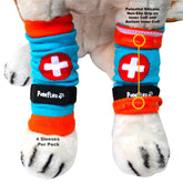 PawFlex Comfy Pawz calcetines protección algodón para patas, confort diario y protección de heridas.
