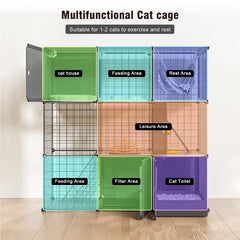 PAWING casa para gatos privada opaca, refugio discreto para descanso y observación.