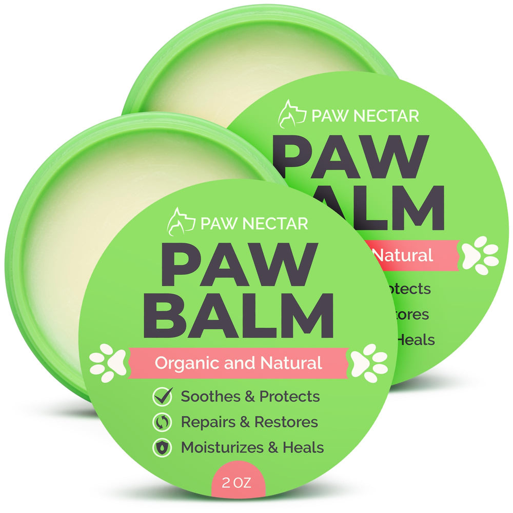 Paw Nectar bálsamo para patas de perro, protege y suaviza durante el uso diario.