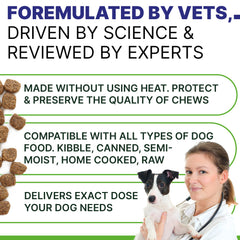Pawsential: glucosamina y articulación en cada masticable para perros.