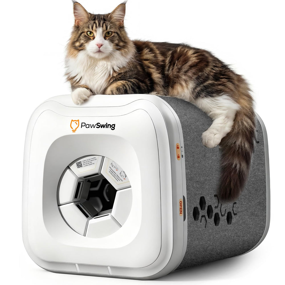 PawSwing cepillo autolimpiable 360° para reducir pelo suelto