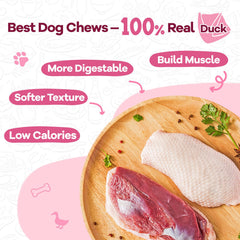 PAWUP Hueso digestible con centro suave para masticar con seguridad