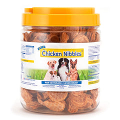 PCI Bocaditos: trozos de pollo deshidratado, ideal para entrenamiento y recompensa.