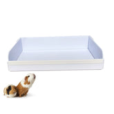 pcprbfk Andescobo, caja de arena para cobayas, 22x13.5 pulgadas, mantiene la jaula limpia