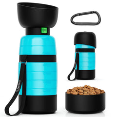 Pecute botella para perros con diseño integrado, ideal para caminatas diarias con tu mascota