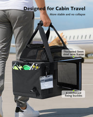 Pecute Expandable Carrier: malla ventilada para aire fresco y calma durante el viaje