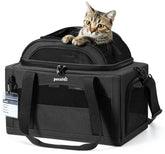 Pecute Expandable Carrier: vista frontal para revisión rápida de tu mascota
