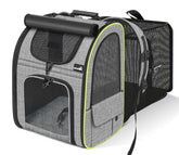 Pecute Mochila Expandible para Gatos con ventilación amplia ideal para viajes.