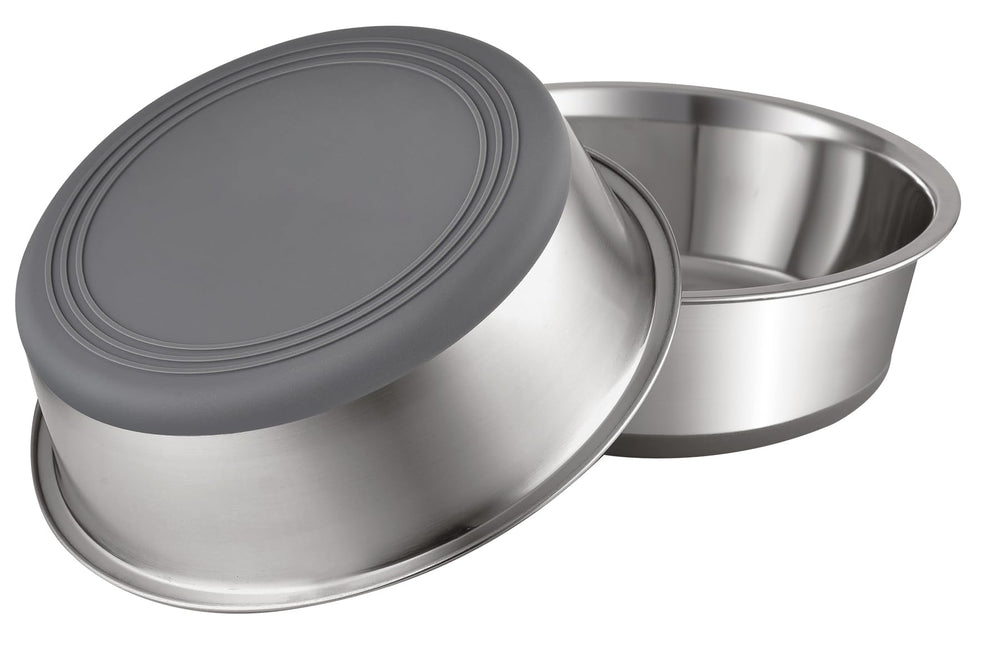 Peggy11 comedero para perros antideslizante de acero inoxidable con capacidad de 7,6 tazas.