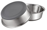 Peggy11 comedero para perros antideslizante de acero inoxidable con capacidad de 7,6 tazas.