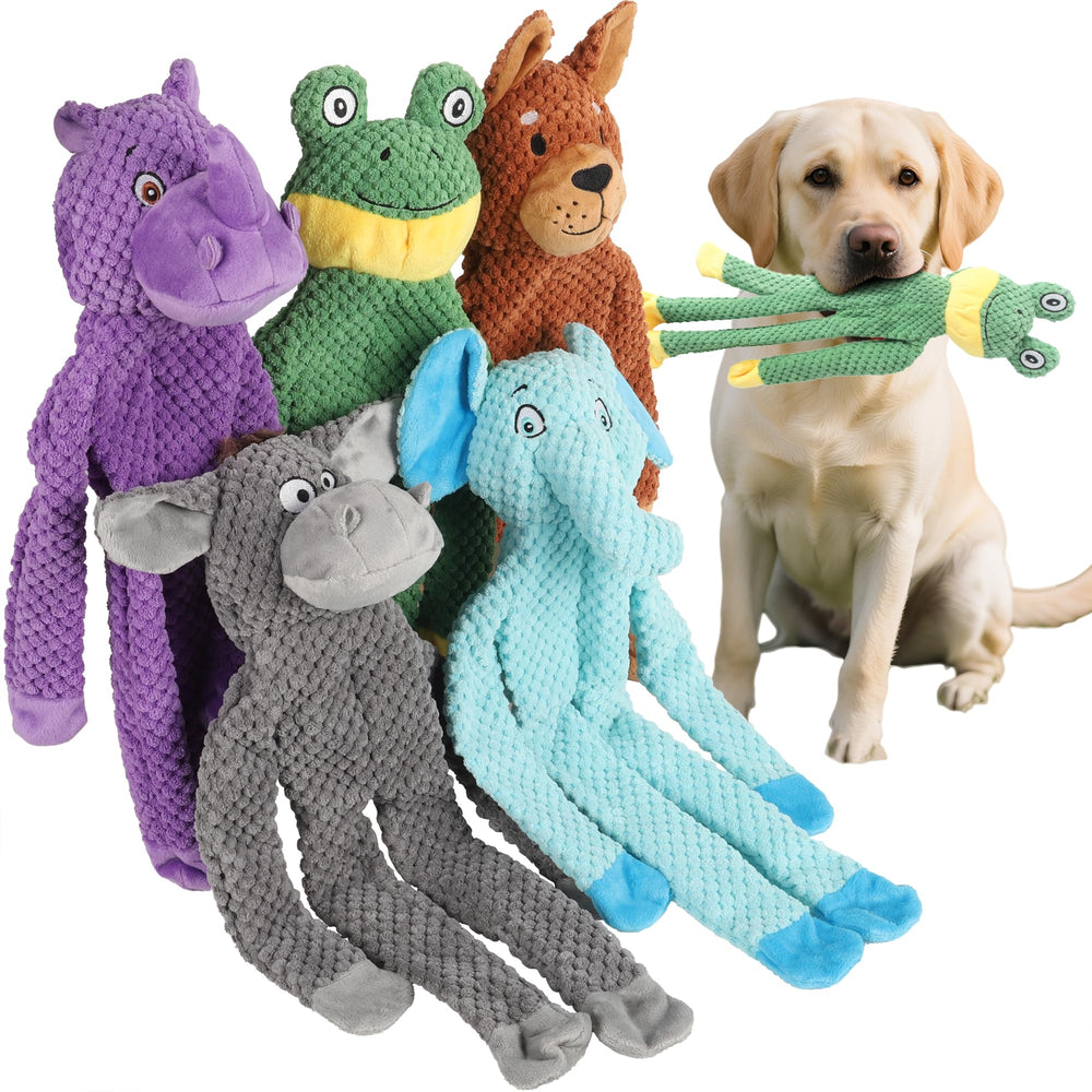 PELTEFLU juguete peluche con ladrido para perros pequeños, estimula juego activo