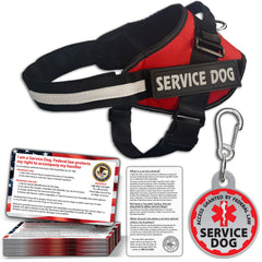 Pelto arnés de servicio para perro con reflectante y asa ergonómica