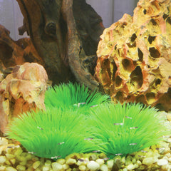 Penn-Plax planta de acuario verde, ideal para fondo estable.