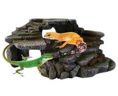 PENN-PLAX Reptology Shale Scape superficie rocosa para descanso y escalada.