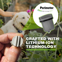 Batería lithium-ion Perimeter Technologies, collar ligero y eficiente