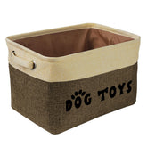 PET ARTIST Panier jouets chien, grande capacité pour tout ranger.