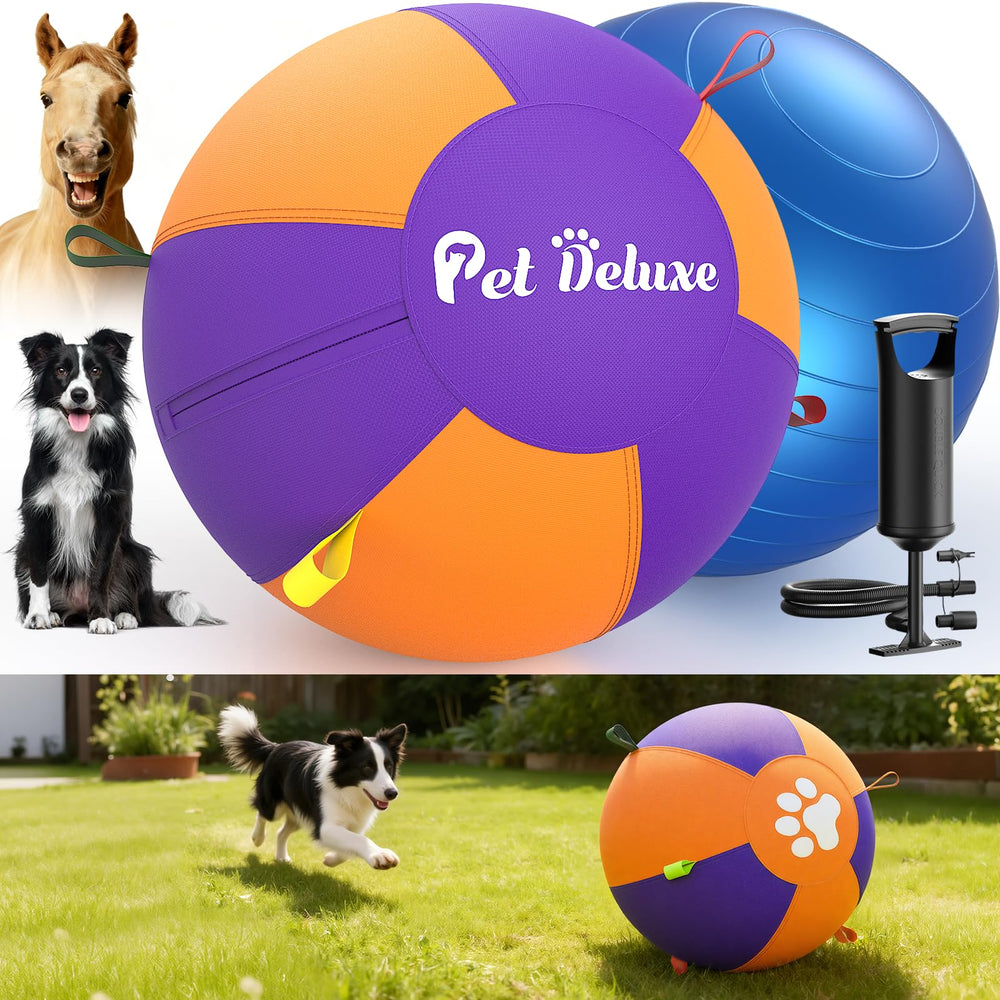 Pet Deluxe bola de adiestramiento 25 pulgadas para juego al aire libre