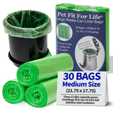 Pet Fit For Life: rollo de bolsas medianas 12 L listo para el contenedor, gestión simple.