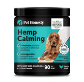 Pet Honesty: bote de gomitas calmantes para perros, apoyo suave al estrés.