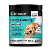 Pet Honesty masticables calmantes con sabor pato en botella para uso diario y relajación