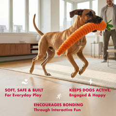 Pet Lou, felpa suave ofrece tacto cómodo para horas de juego.