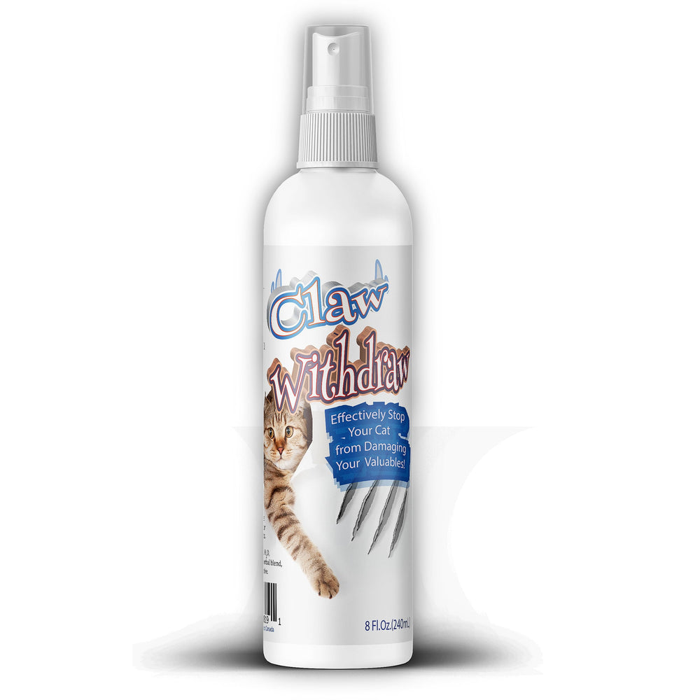 Pet MasterMind Claw Withdraw: botella de spray para disuadir arañazos de gatos